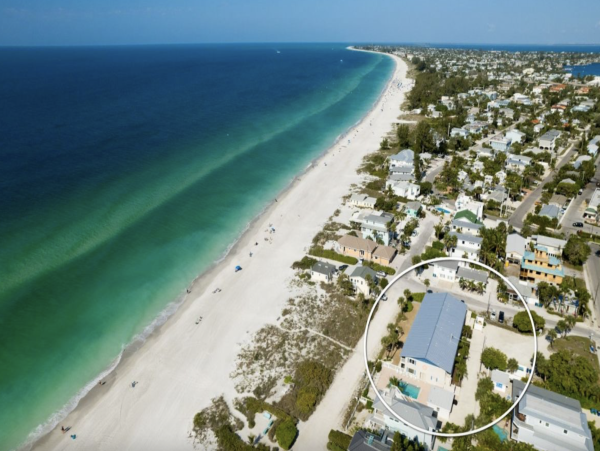 Holmes Beach 2 Bedroom Beach Front Vacation Rental Sleeps 4